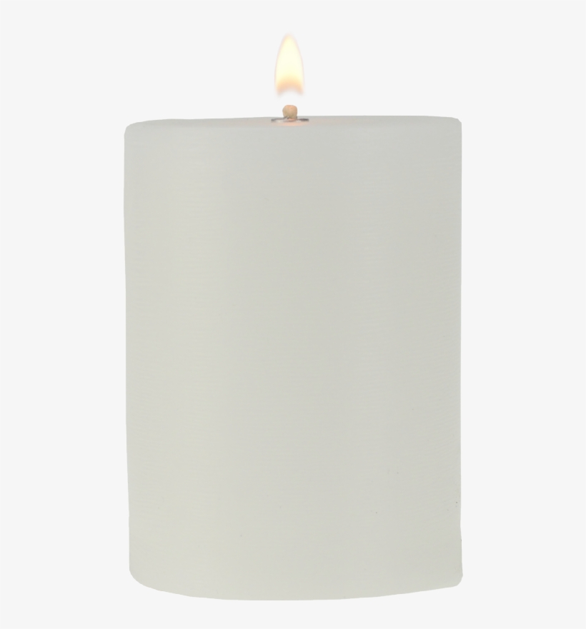 Real Wax Candle With Flame - Advent Candle, transparent png download