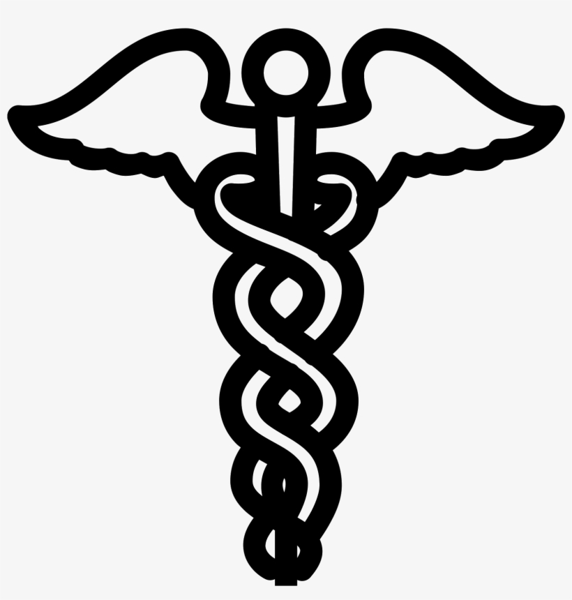 In The Center Is A Straight Staff With A Round Head - Staff Of Hermes, transparent png download