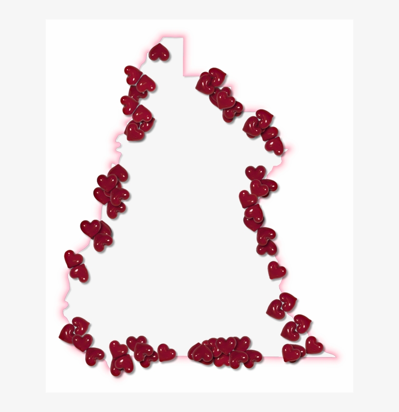 A Map Of Liberty With A Pink Glow Outline And Randomly - Cake, transparent png download