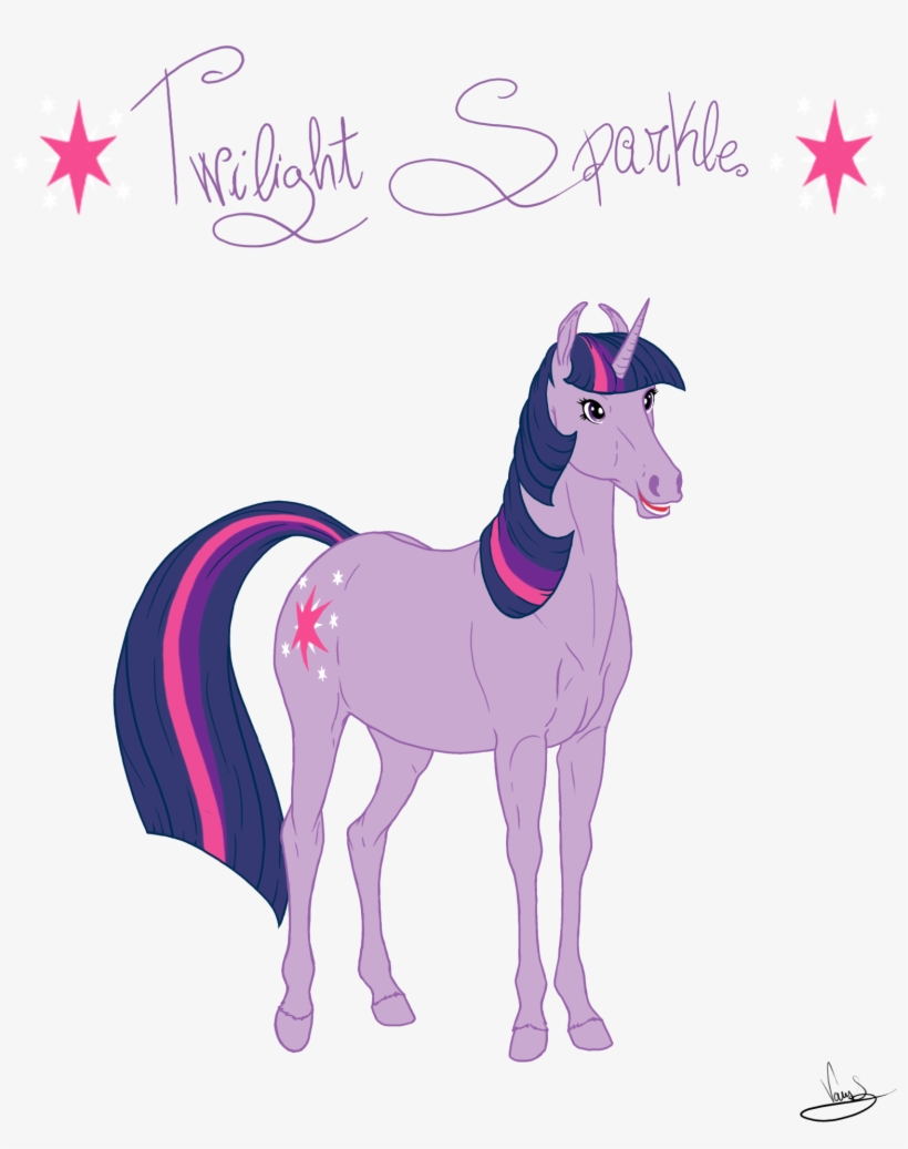 Realistic Twilight Sparkle By Vanycat - My Little Pony: Friendship Is Magic, transparent png download