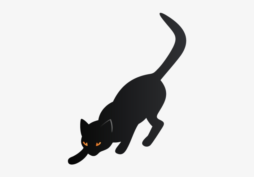 Free Icons Png - Black Cat Icon Png, transparent png download