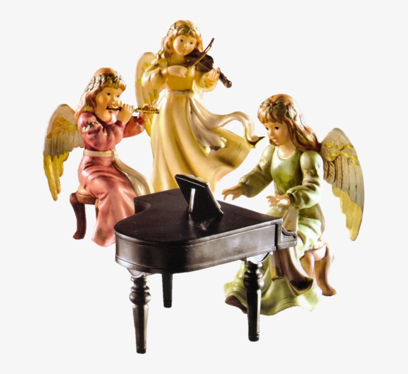 Christmas Musician Angels Dédé - Figurine, transparent png download
