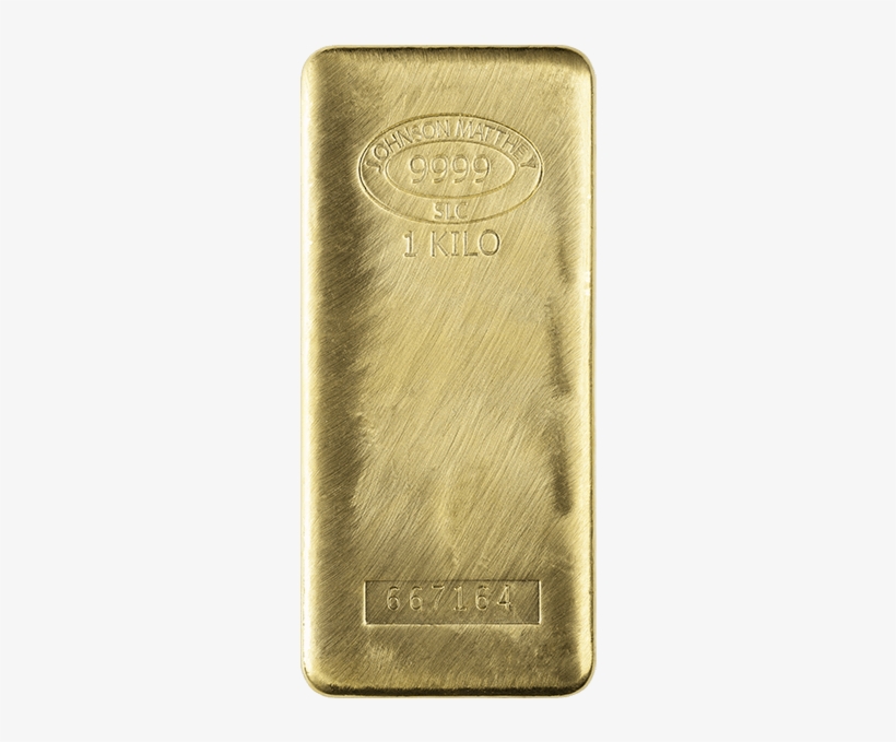 Picture Of 1 Kilo Pure Gold Bar - Gold, transparent png download