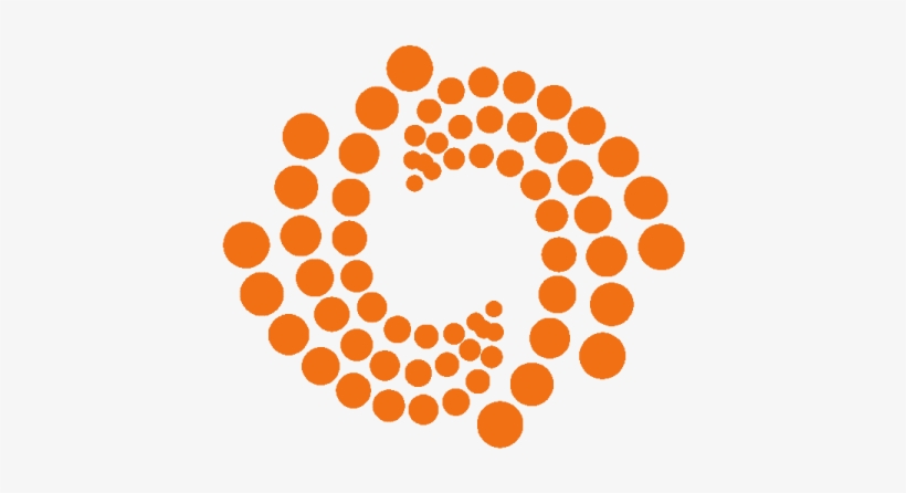 Lgbtplus Flare Orange - Circles Painted On Walls, transparent png download