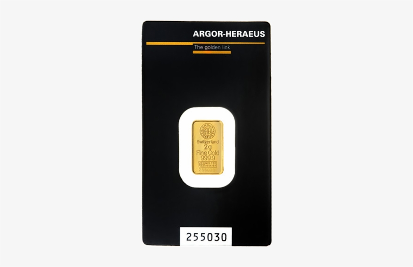 1g Argor Heraeus Sa Švýcarsko Investiční Zlatý Slitek, transparent png download