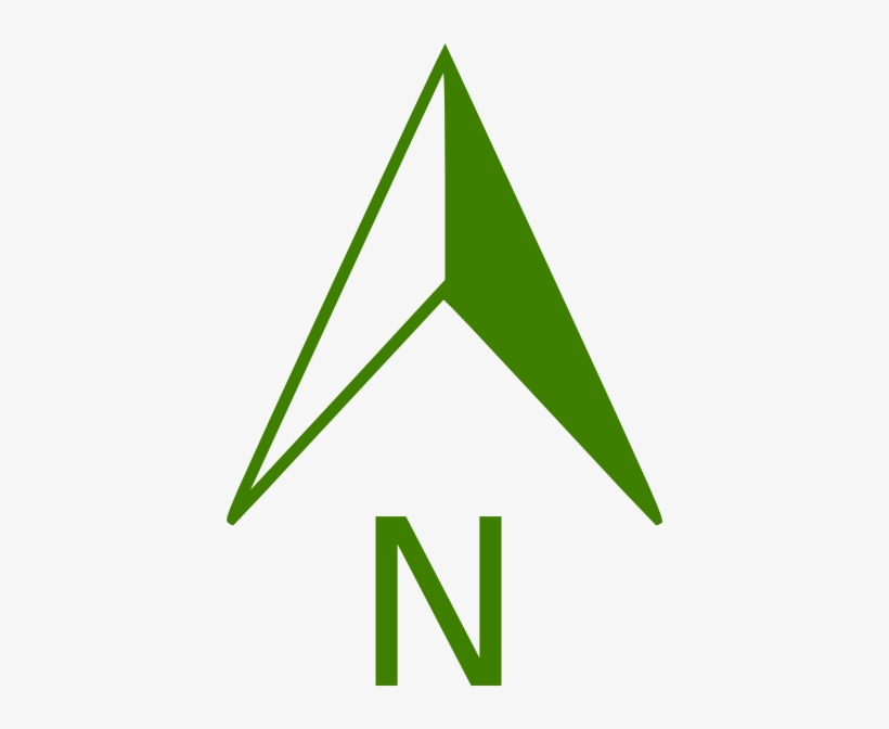 Resources/images/toolbar Icons/coordinates - Green North Arrow, transparent png download