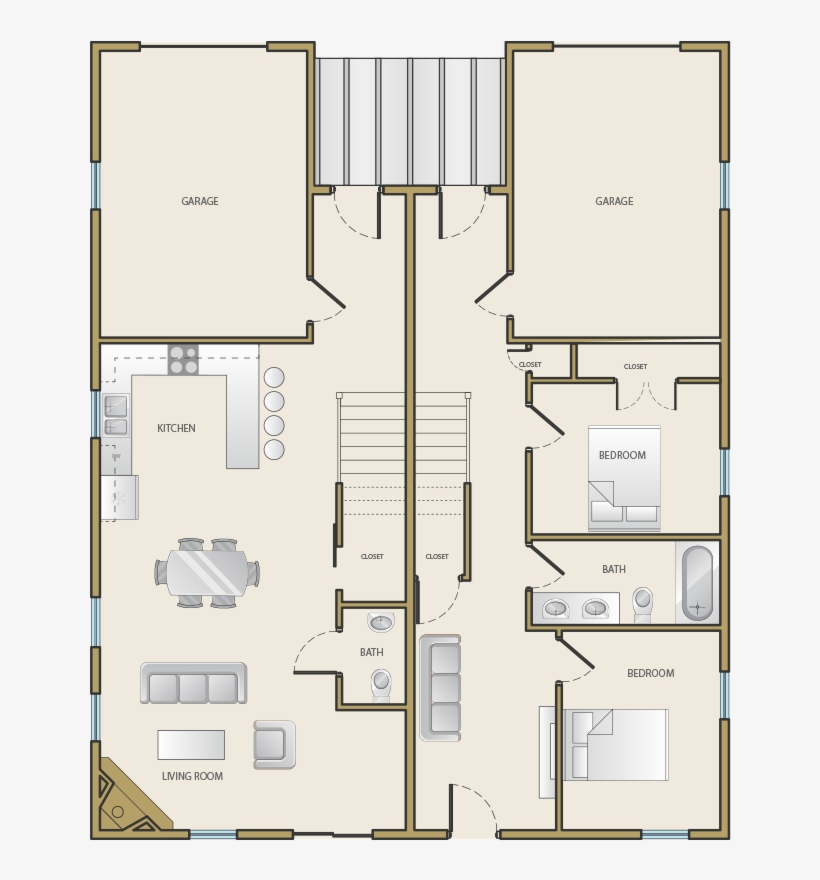 Unit18 19 First - Floor Plan, transparent png download