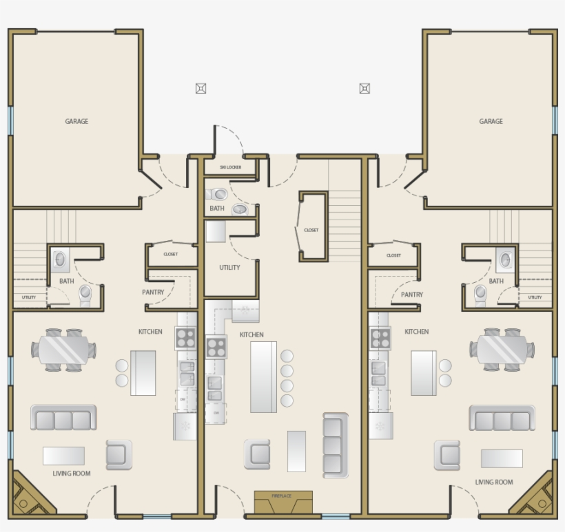 Unit4 6 First - Floor Plan, transparent png download
