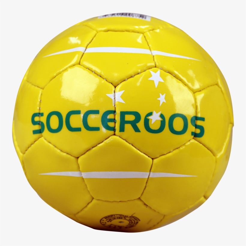 Socceroos Yellow Stripe Soccer Ball - Futebol De Salão, transparent png download
