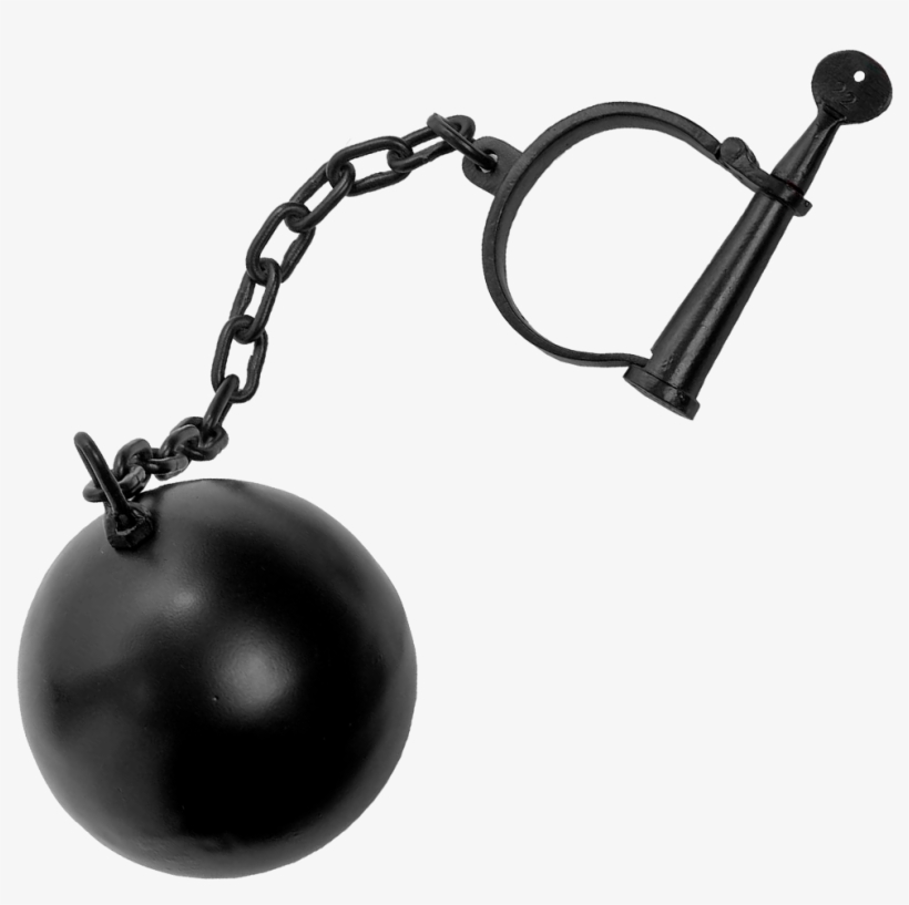 Ball And Chain - Ball And Chain Png, transparent png download