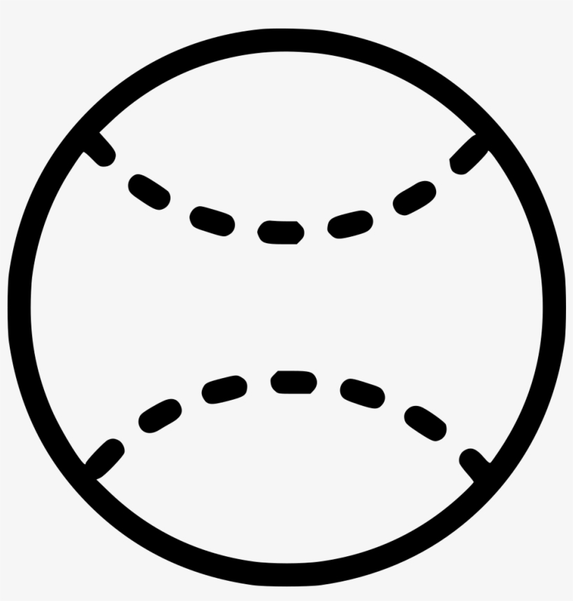 Baseball Comments - Black And White Baseball Icons, transparent png download