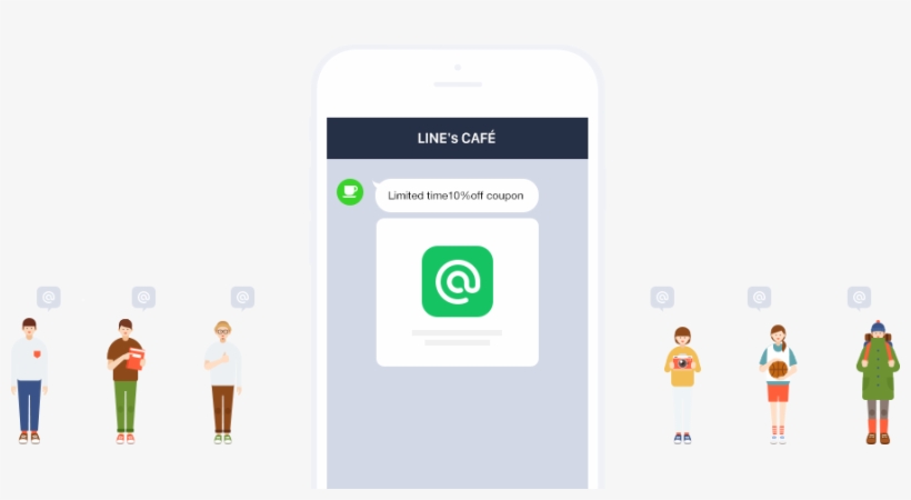 Take Advantage Of Built-in Features Like Coupons And - Line Broadcast, transparent png download