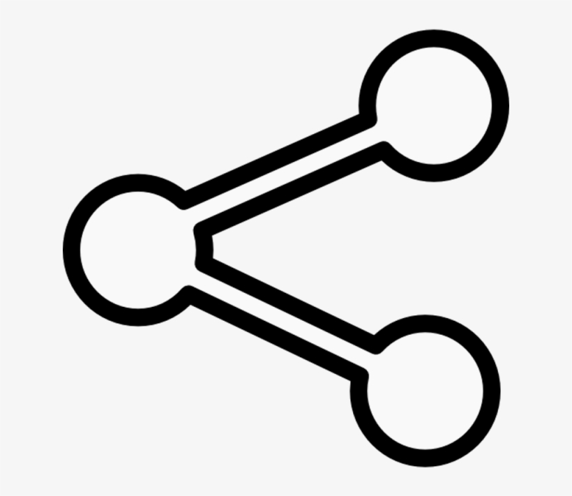 Share Icon, Share Via, Share, Share This App Png And - Share Button White Png, transparent png download