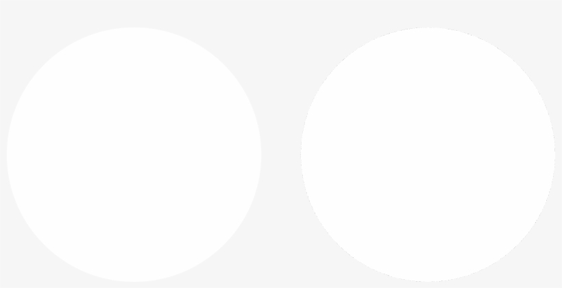 Flickr Logo Black And White - Circle, transparent png download