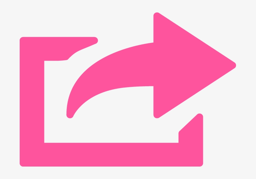 Share - Share Icon Png Pink, transparent png download