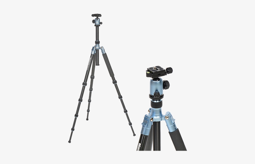 Manfrotto Element Big Aluminum Tripod - Manfrotto Element Blue, transparent png download