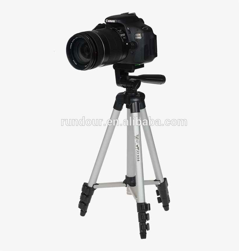 Weifeng Wt3110a High Quality Flexible Stand Tripod - Cannon Camera On The Tripod, transparent png download