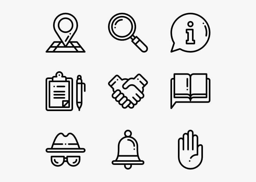 Gdpr 50 Icons - Architecture Vector Png, transparent png download