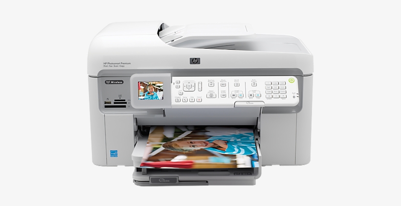 Hp Photosmart Premium Fax All In One Printer - Hp Photosmart Premium White, transparent png download