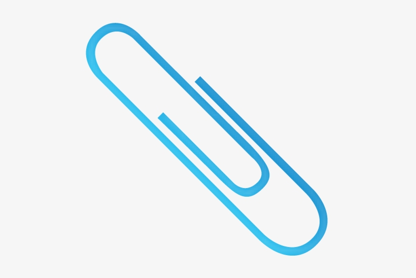 Banner Transparent Stock Notebook Clip Art Blueridge - Blue Paper Clip Clipart, transparent png download