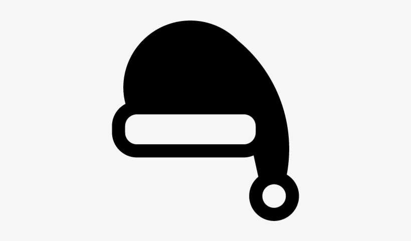 Santa Hat Silhouette Png Download - Santa Claus, transparent png download