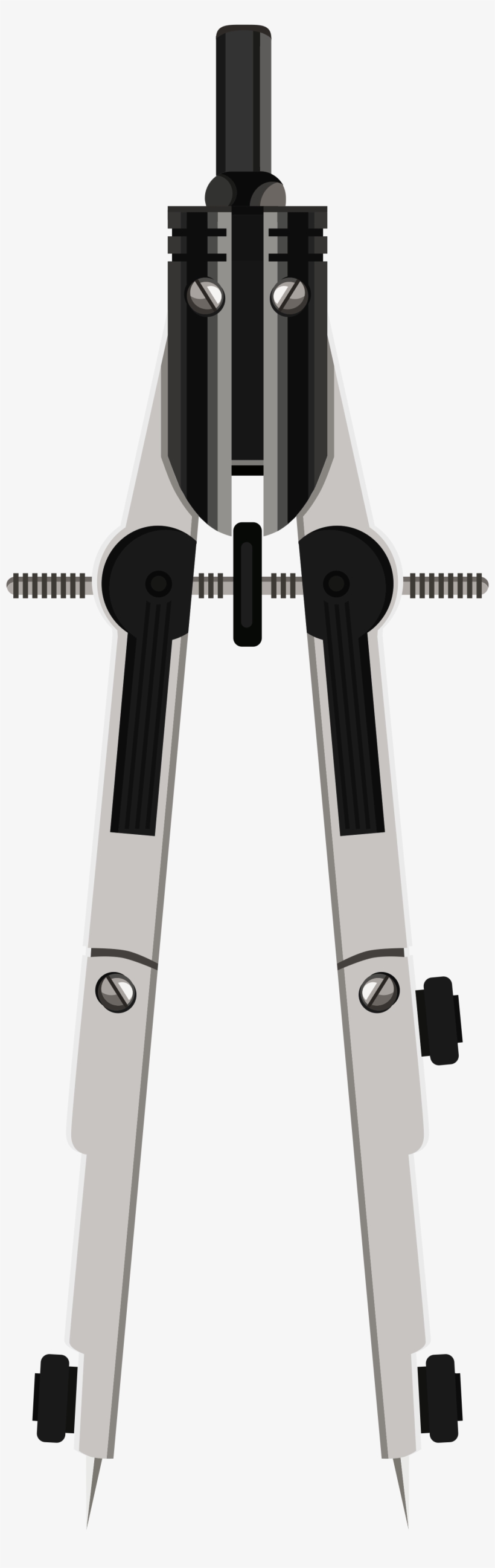 Paperclip Clipart Office Supply - Compasses Png, transparent png download