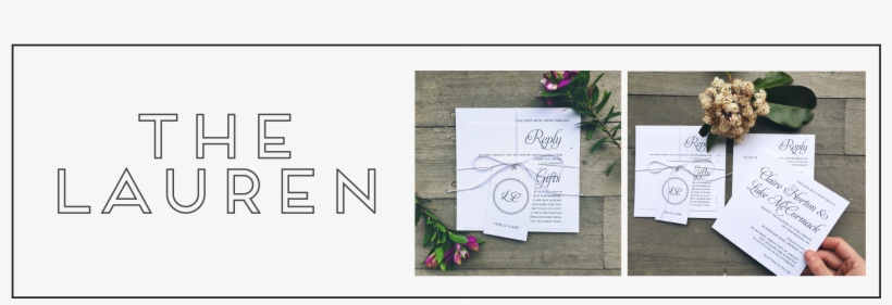 Simple White Calligraphy Script Invitation Wedding - Wedding Invitation, transparent png download