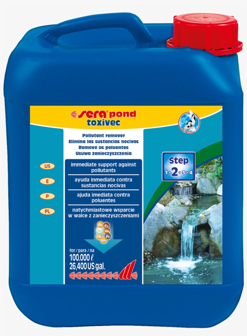 07684 Int Sera Pond Toxivec 5000 Ml - Water Care Sera Pond Toxivec, transparent png download