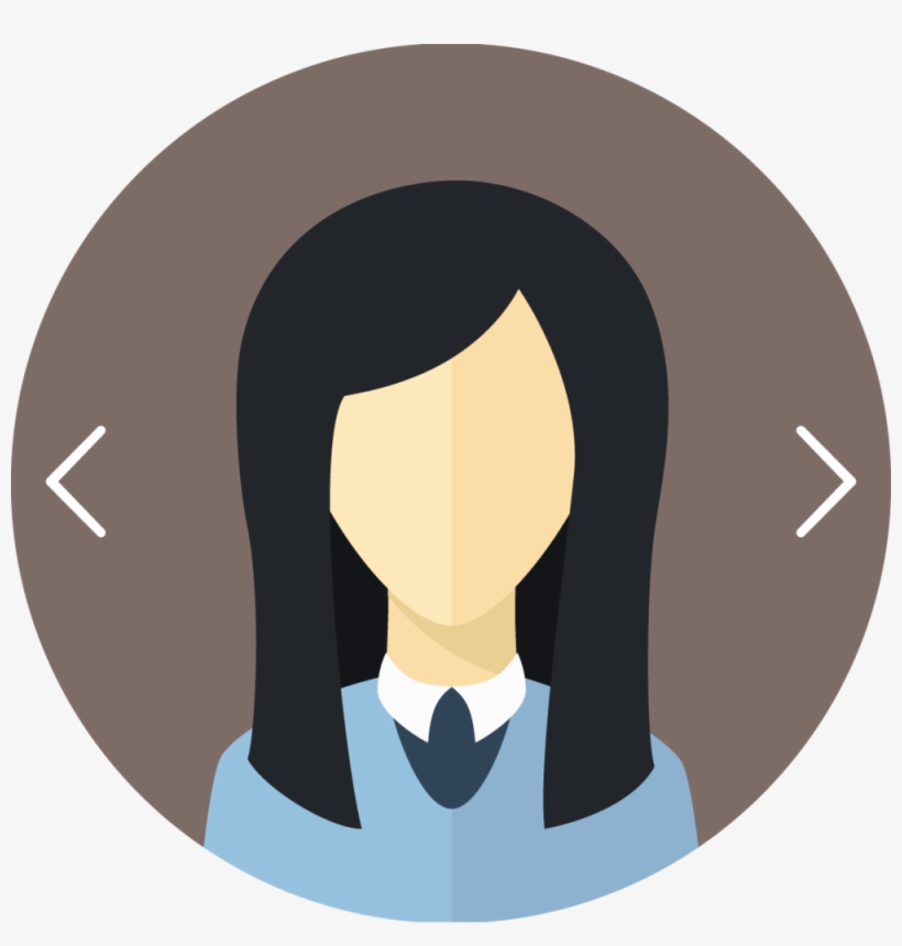 Abbyjohnson Circle Infograph 4 - Icon Woman In Circle, transparent png download