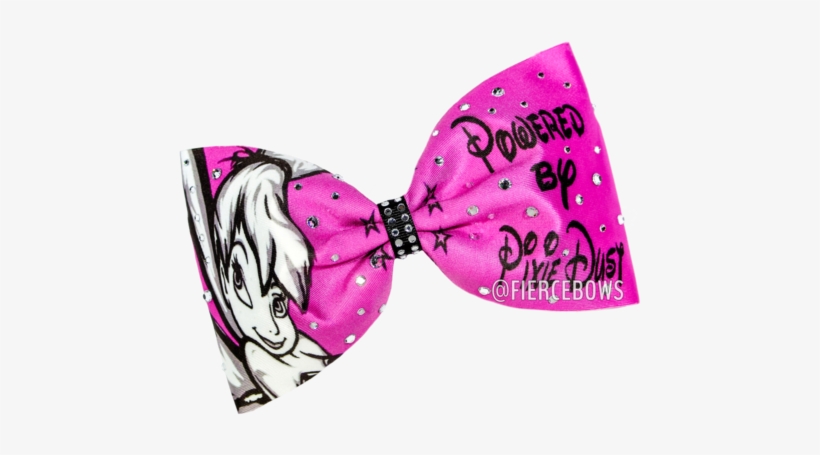 Powered By Pixie Dust® Tailless Rhinestone Bow - Watercolor Painting, transparent png download