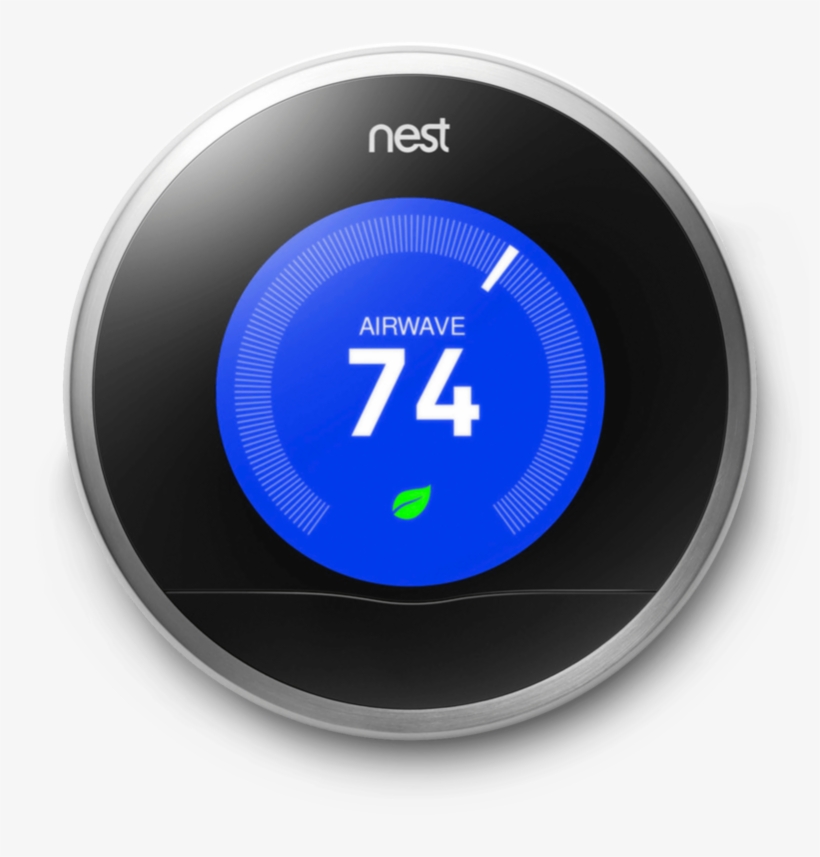 Nest 3rd Generation Thermostat - Nest Ac Thermostat, transparent png download