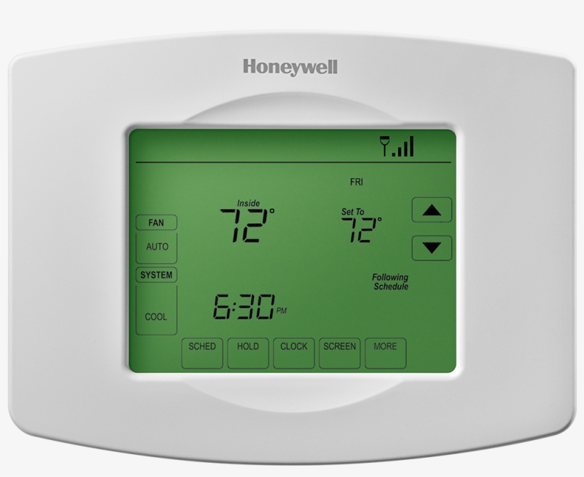 Honeywell Thermostat Rth8580wf - Honeywell Thermostat, transparent png download