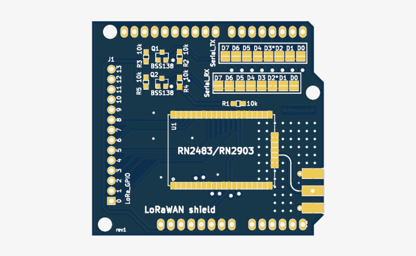Its An Arduino Uno Shield Right - Shield Rn2903, transparent png download