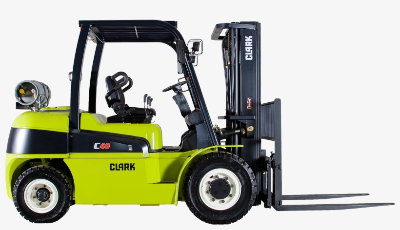Sit Down Pneumatic Tire Truck Ic - Clark Pneumatic Forklift, transparent png download