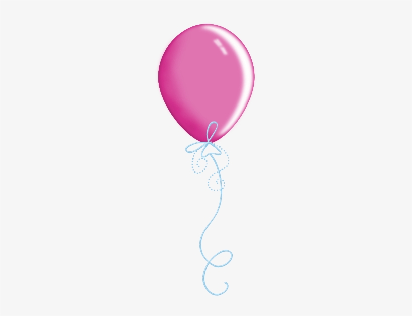 Picasa Web Albums - Single Pink Balloon Clip Art, transparent png download
