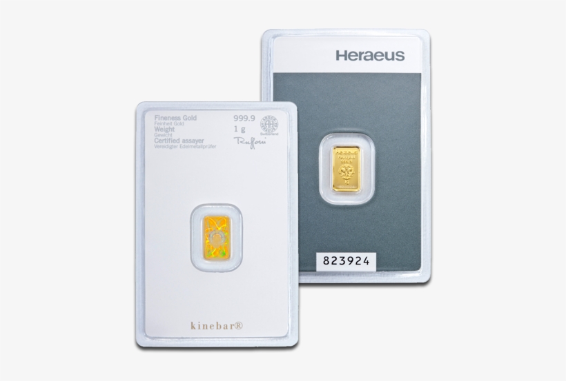 1g Gold Bar - Kinebar Gold 1g, transparent png download