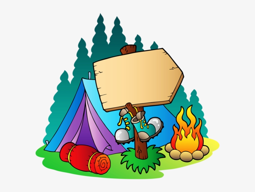Vintage Camping - Camp Clipart, transparent png download