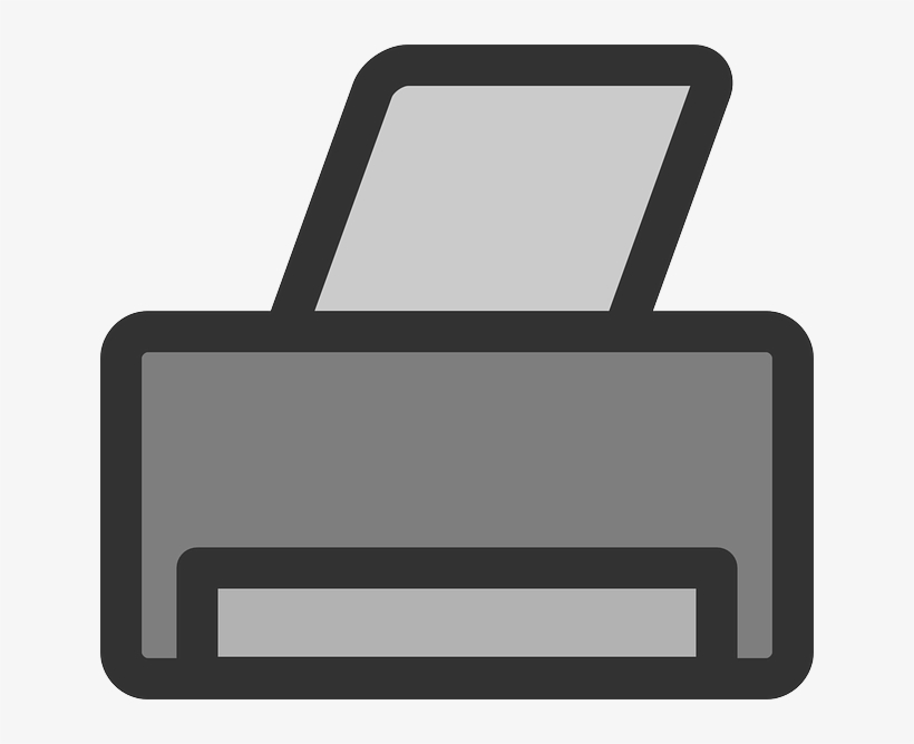 Printer, Flat, Theme, Fax, Icon - Laser Print Vector, transparent png download