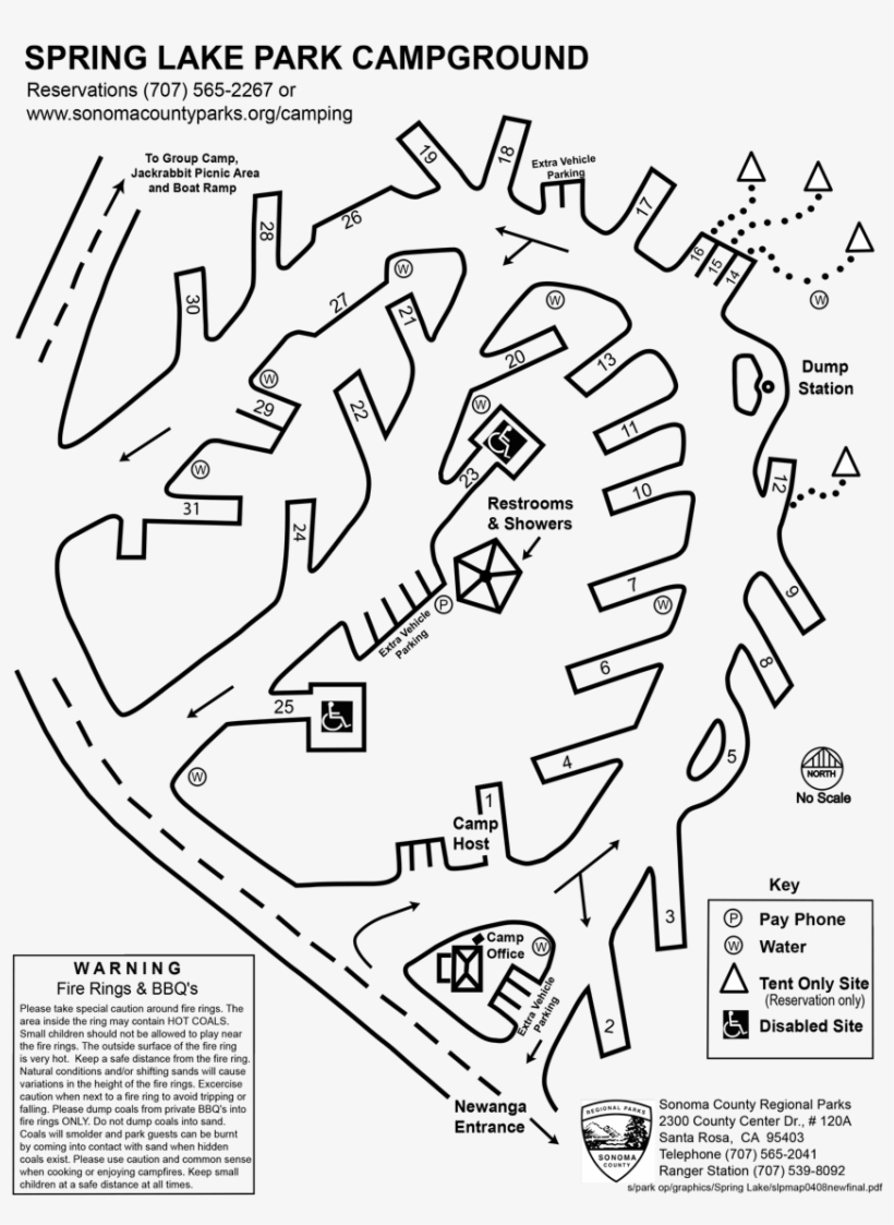 Spring Lake Regional Park Camping Map PNG Image Transparent PNG Free