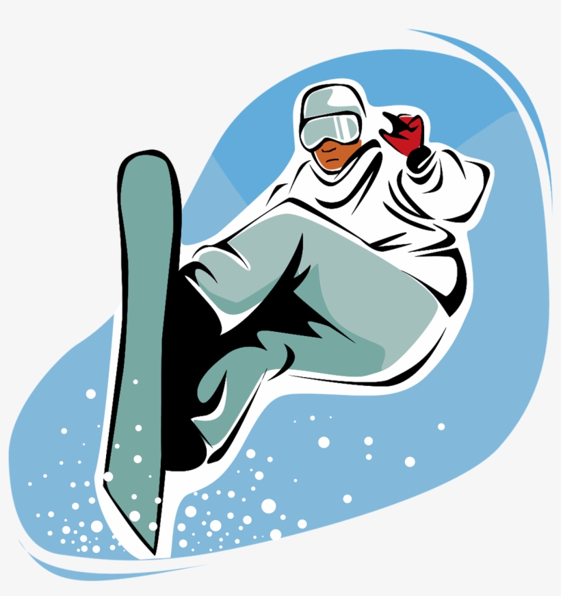 Sports - Snowboard Clipart Png, transparent png download