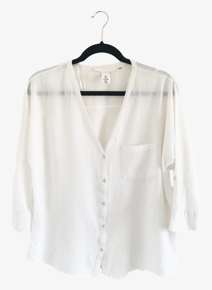 White Button Shirt - Portable Network Graphics, transparent png download