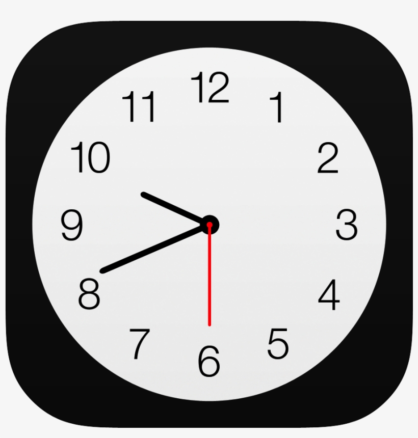 Download Png Ico Icns Iphone Clock Icon Png PNG Image Transparent