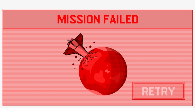 Beta Team Solar System Mission Failed Message - Team Failed, transparent png download