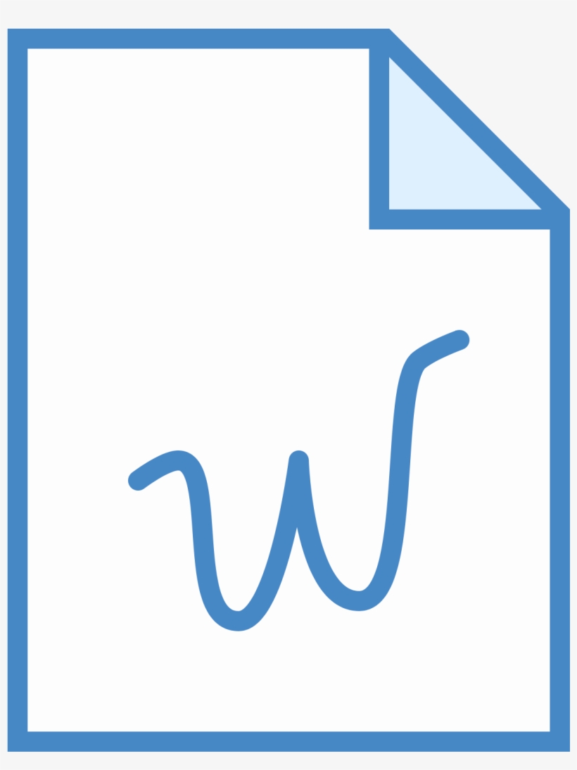 The Icon Is For A Document That Is Stored As A File - Computer File, transparent png download