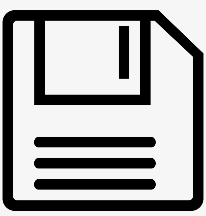 Font Save Comments - Save Svg Icon, transparent png download