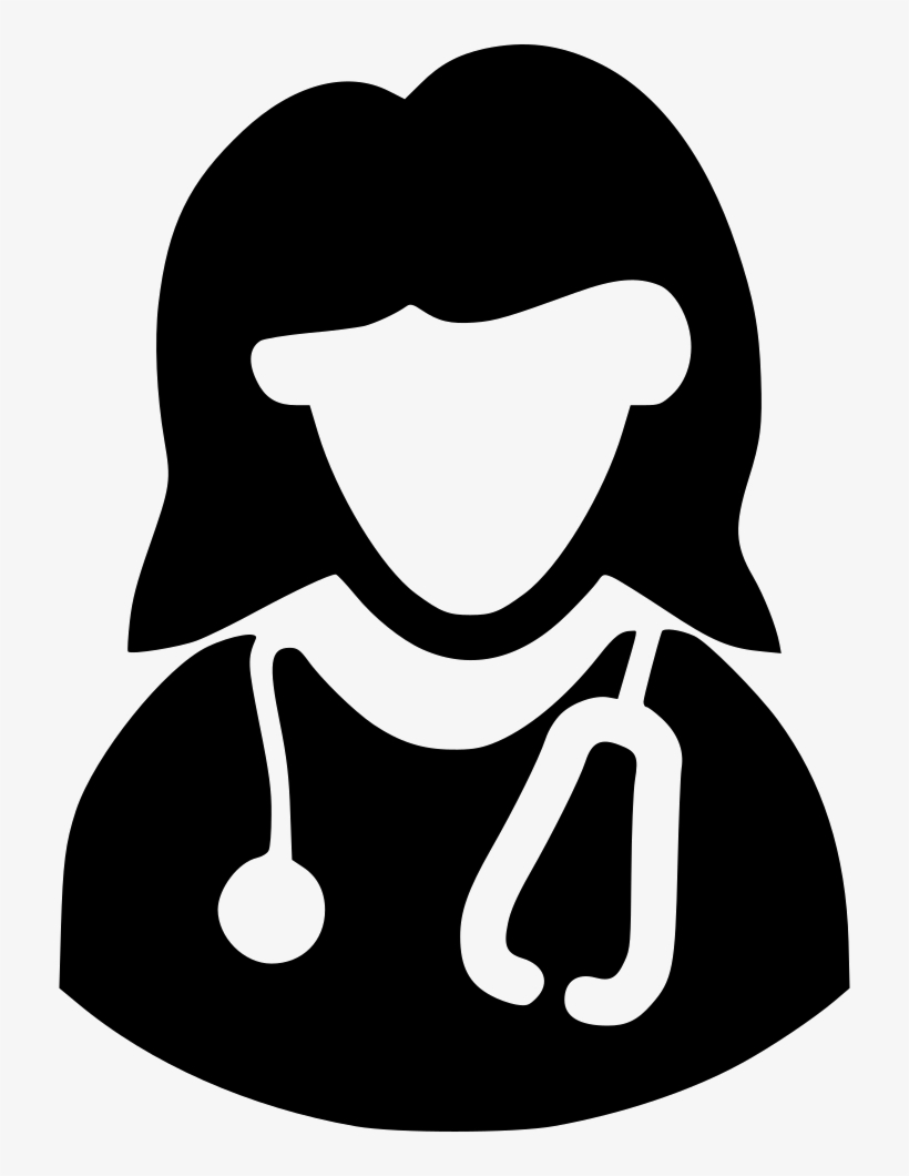 Doctor Female Comments - Doctor Female Icon Png, transparent png download