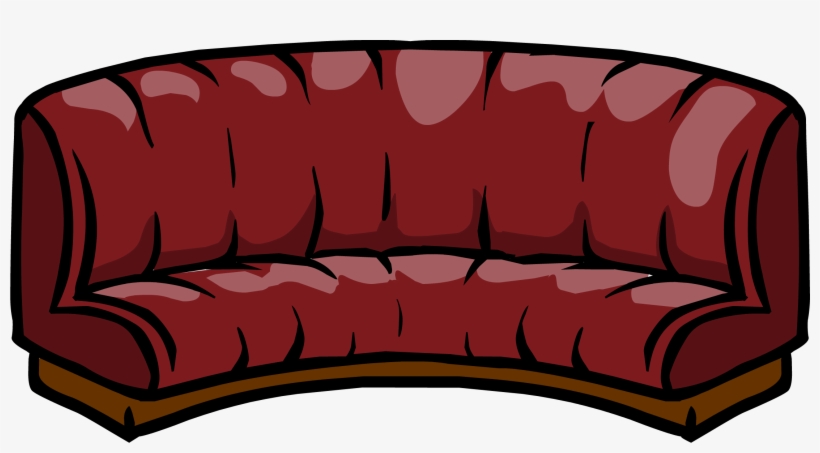 Custom Furniture 1125 Icon - Club Penguin Booth Seat, transparent png download