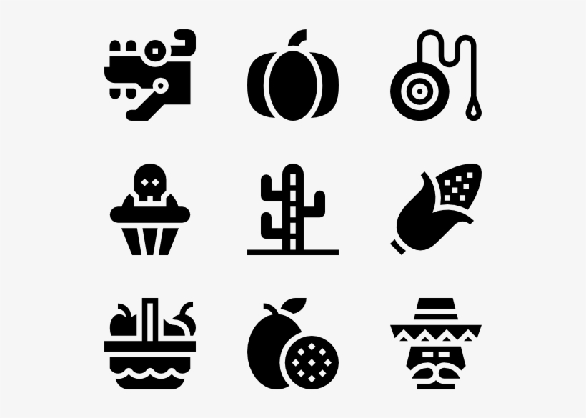 Dia De Muertos 50 Icons - Icons Finance, transparent png download