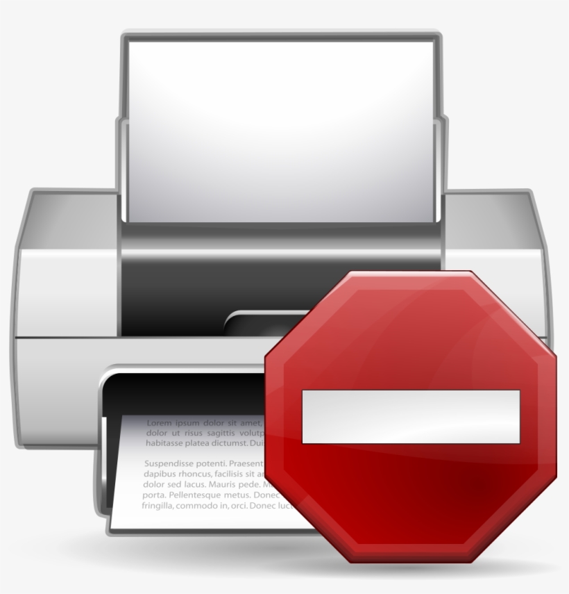 Oxygen480 Status Printer Error - Printer Error, transparent png download