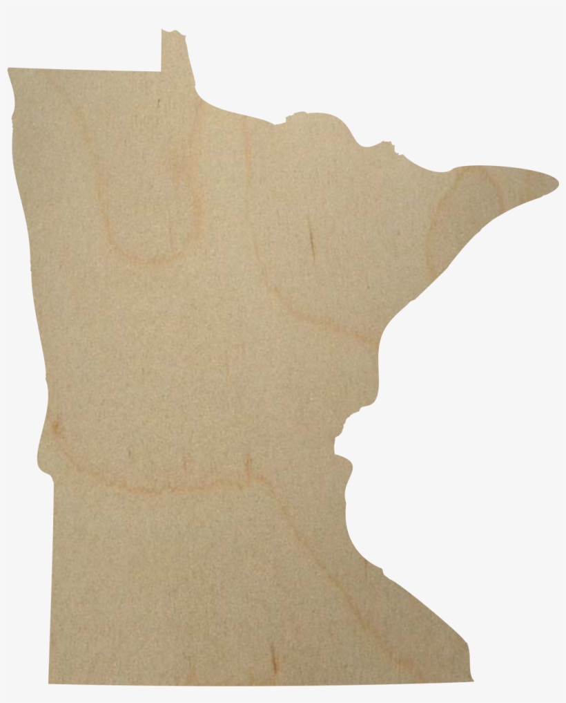 Minnesota State Wood Cutout - Minnesota State Cutout, transparent png download